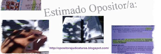 opositorablogjudicaturas - Blog personal de Nita, licenciada en derecho y estudiante de judicaturas.