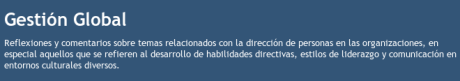 Gestión Global Gestión Global