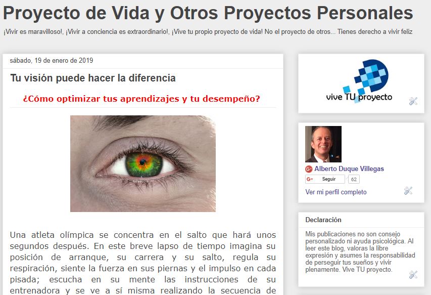 Proyecto de vida y otros proyectos personales